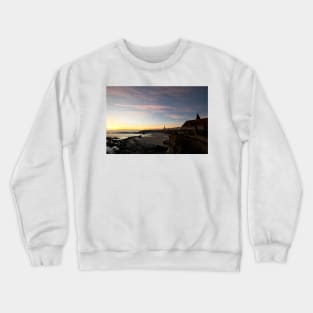 January sunrise at Cullercoats Bay (3) Crewneck Sweatshirt